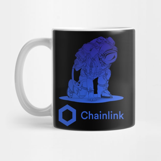 Chainlink coin Crypto coin Cryptocurrency by JayD World